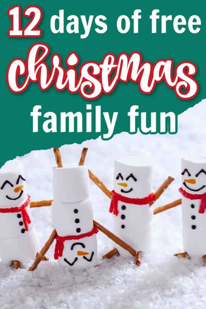 Pinterest Pin for 12 Days of Free Christmas Fun