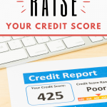 Pinterest pin for How to Raise Your Credit Score