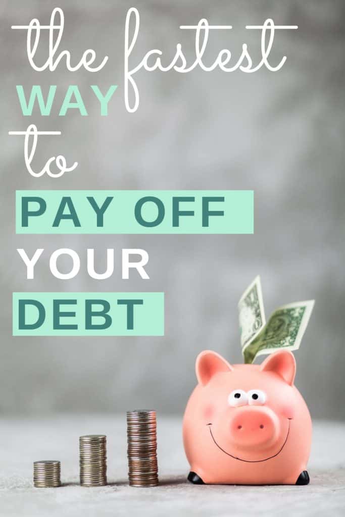 Pinterest pin for Steps to Pay Off Your Debt