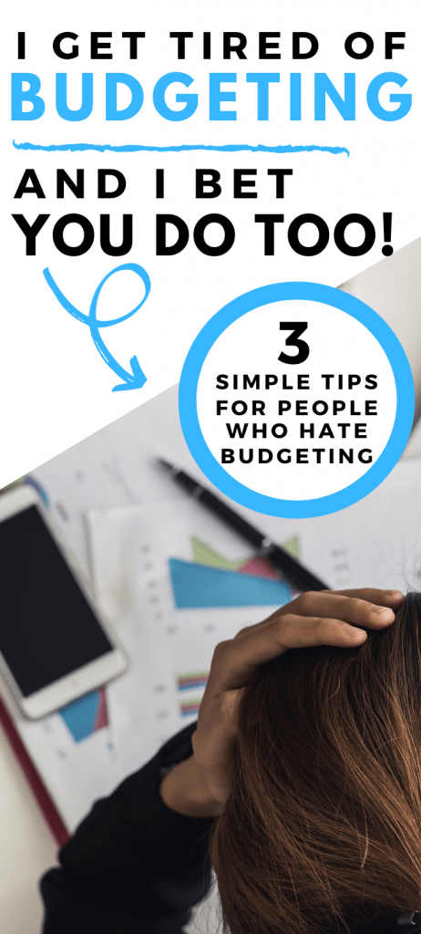 Pinterest pin for budgeting tips