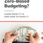 Pinterest pin for What Is a Zero Based Budget