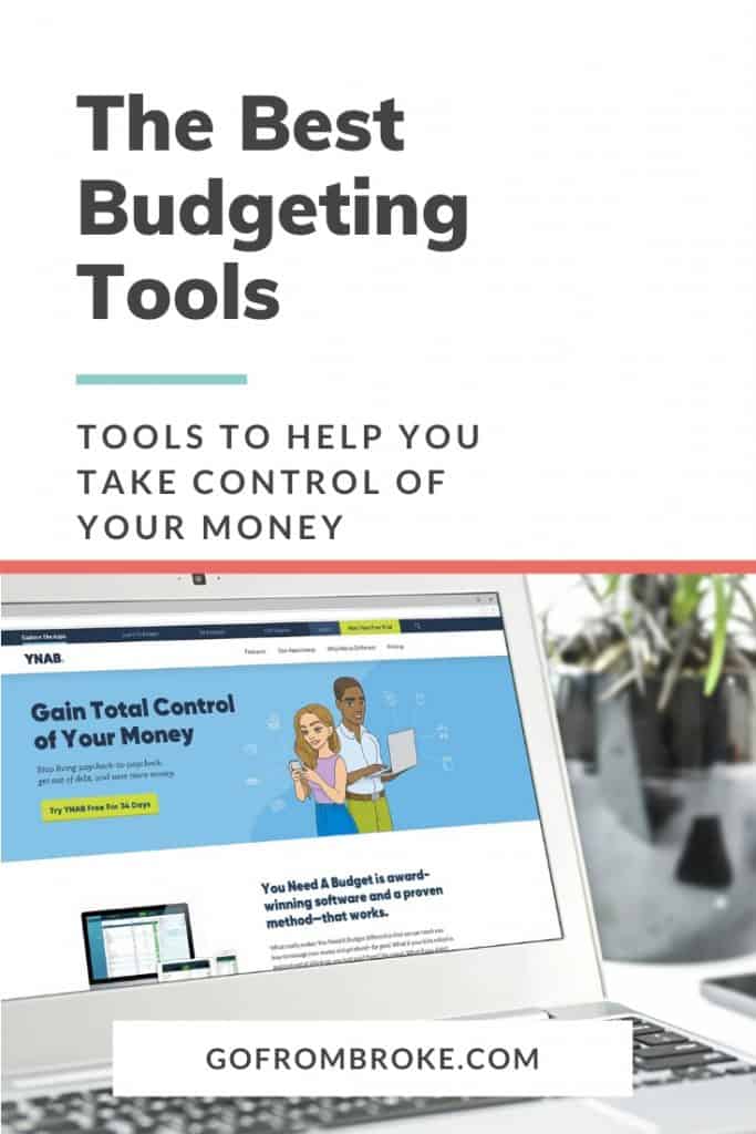 Pinterest pin for Best Budgeting Tools