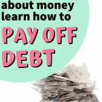 Pinterest pin for How to Pay Off Debt