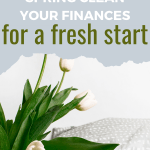 Pinterest pin for 6 Steps To Spring Clean Your Finances
