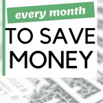 Pinterest pin for Easy Ways to Save Money This Month