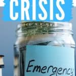 Pinterest Pin for How to Prepare Your Finances for a Crisis