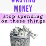 Pinterest pin for Ways You're Wasting Money - Stop Buying These Things to Save Money