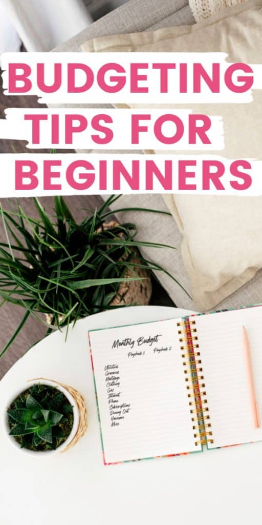 Pinterest pin for The Best Budgeting Tips for Beginners