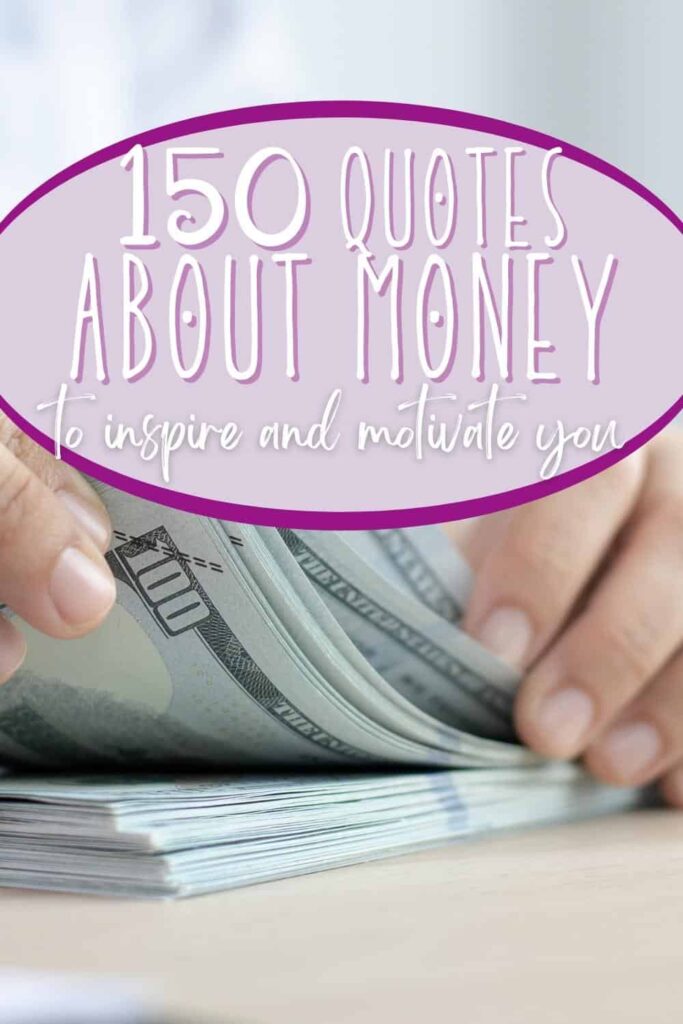 Pinterest pin image for Money Quotes post